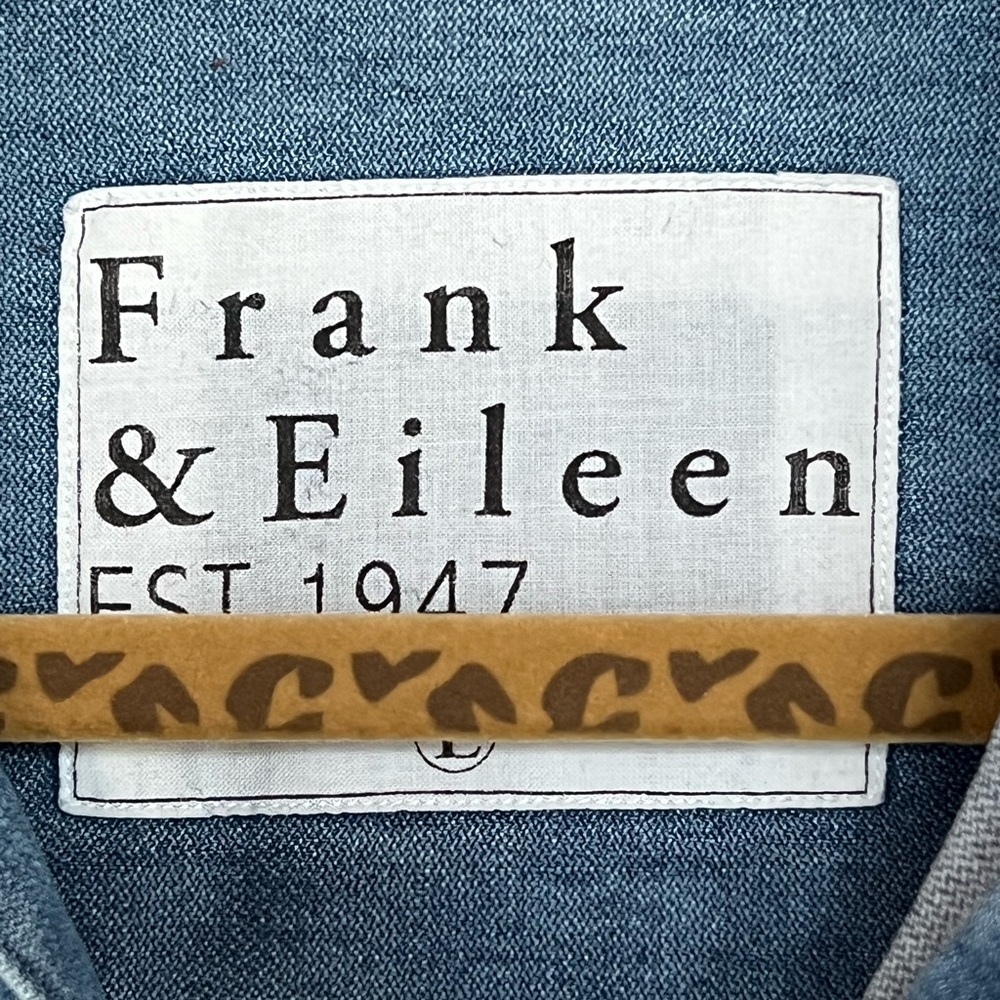 Frank & Eileen “Mary” Denim Shirtdress - Sz L - Picture 5 of 10